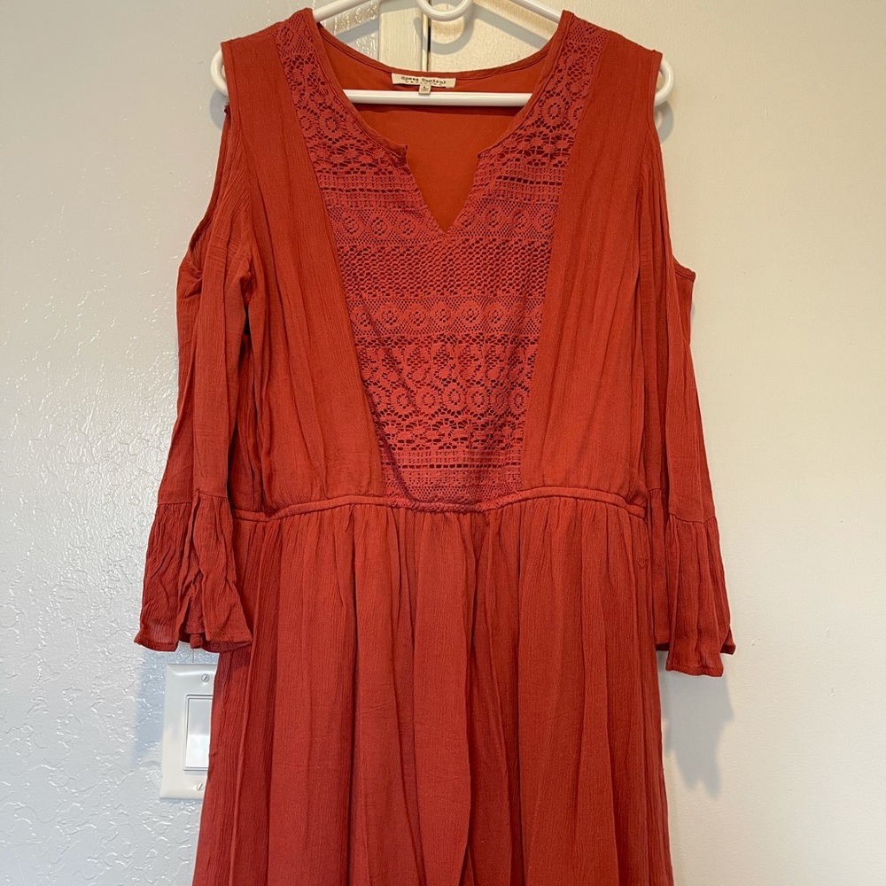 Orange-ish fall dress